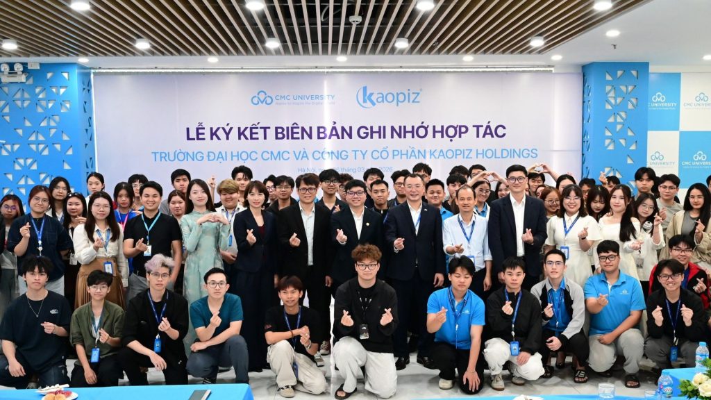 Trường Đại học CMC hợp tác với Kaopiz Holdings, gia tăng kết nối thực tập và việc làm cho sinh viên