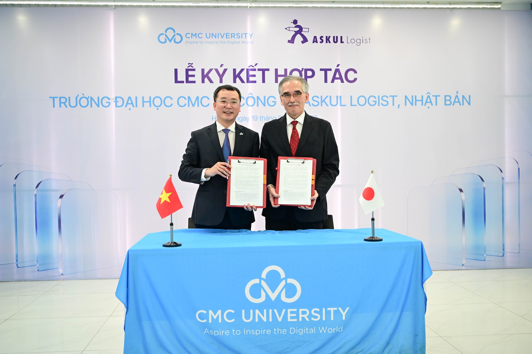 Trường Đại học CMC ký kết hợp tác Chương trình Internship với Công ty ASKUL LOGIST, Nhật Bản