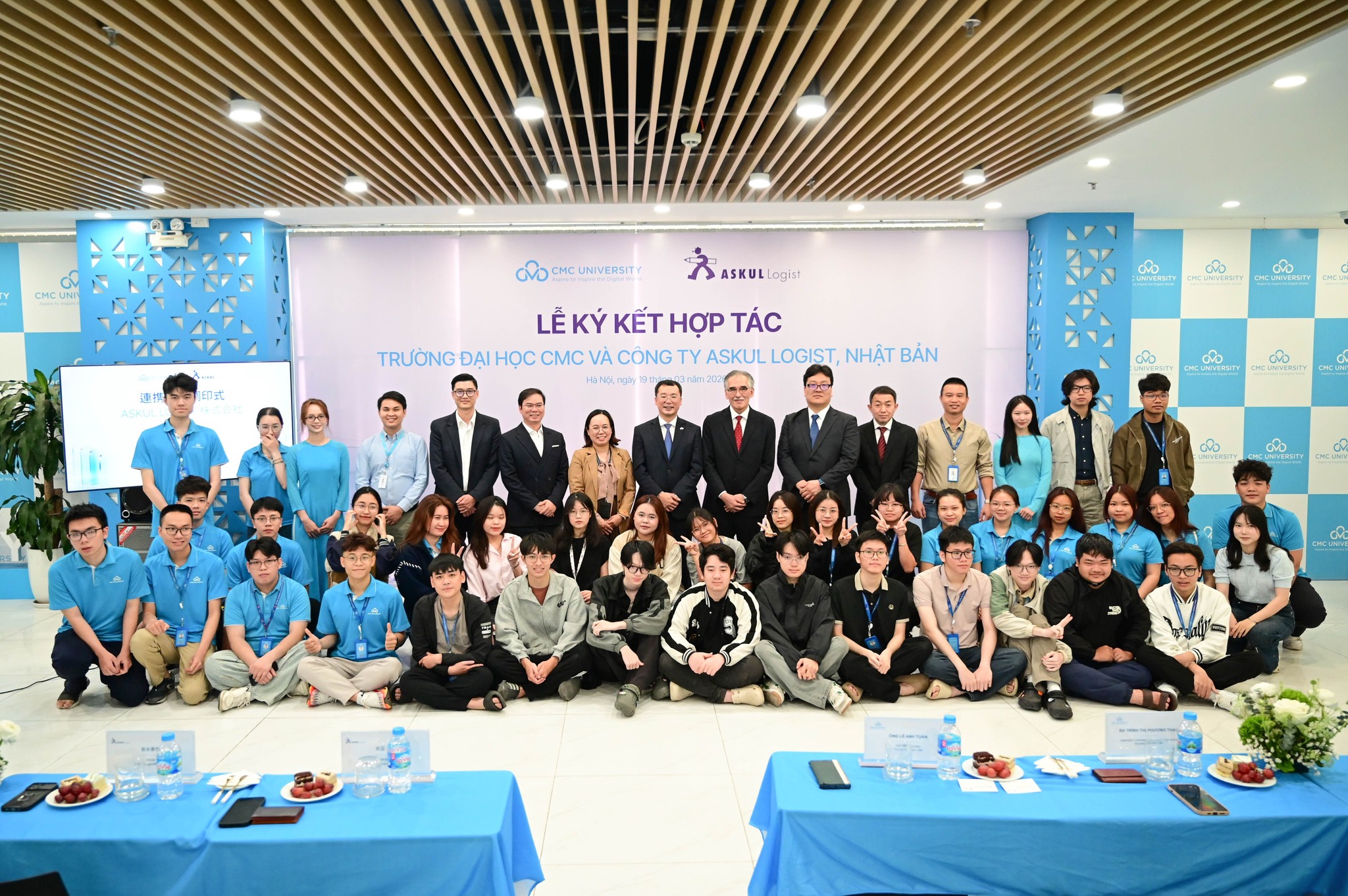 Trường Đại học CMC ký kết hợp tác Chương trình Internship với Công ty ASKUL LOGIST, Nhật Bản