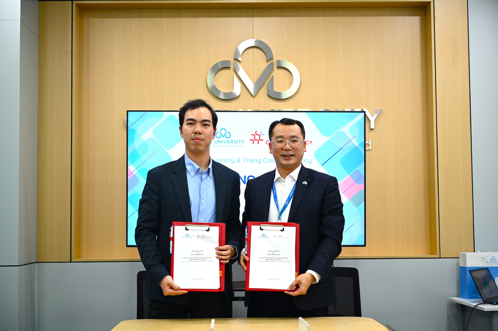 Trường Đại học CMC ký kết hợp tác với Thăng Creative Agency
