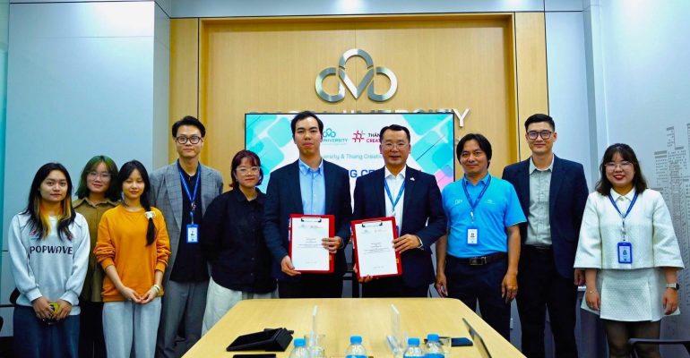 Trường Đại học CMC ký kết hợp tác với Thăng Creative Agency