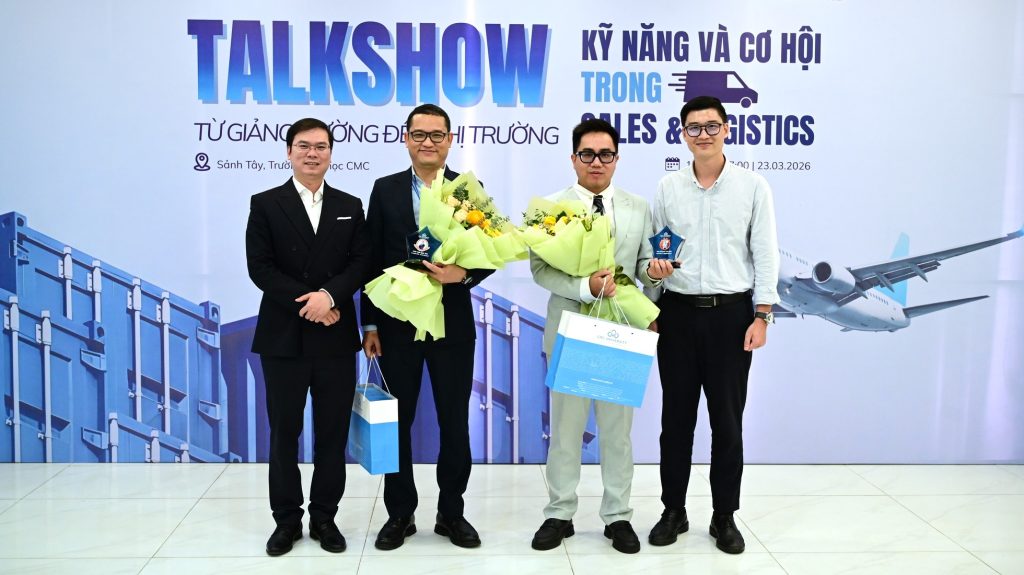Từ giảng đường đến thị trường: Chuyên gia doanh nghiệp “giải mã” cơ hội ngành Sales – Logistics cho sinh viên CMC